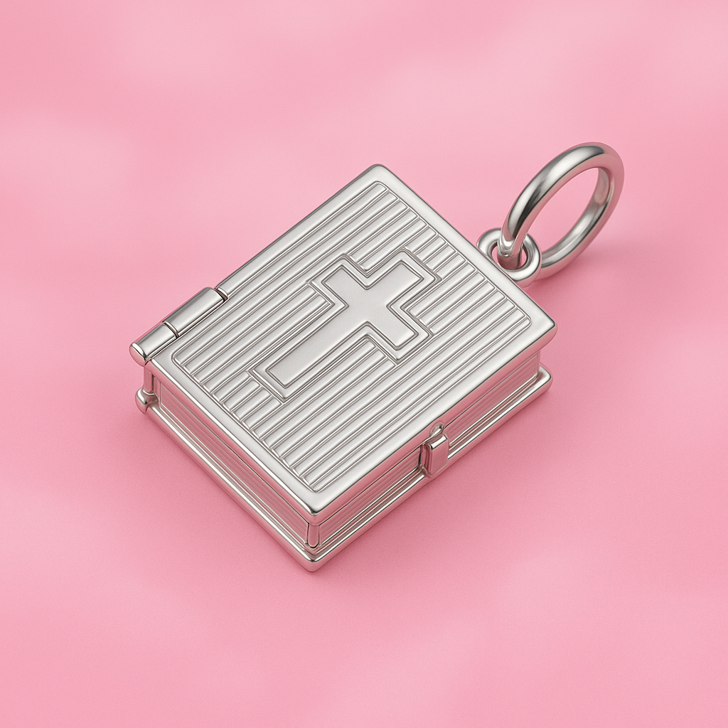 Relica Design - Silver Plated Bible Pendant