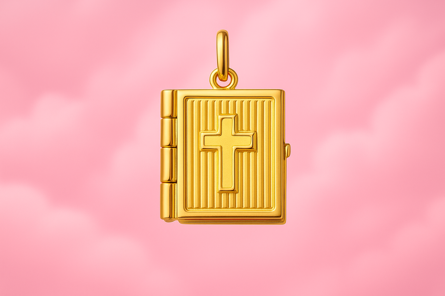 Relica Design - Gold Plated Bible Pendant