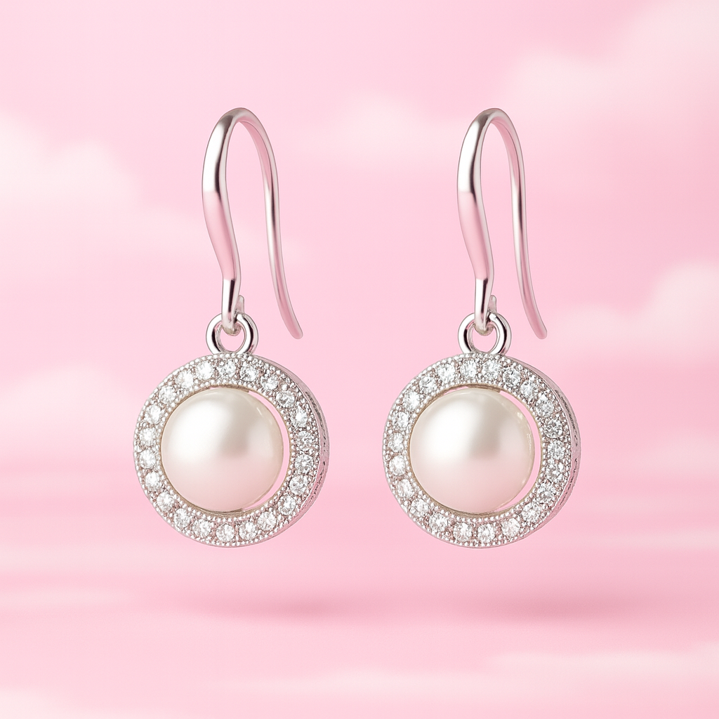 Celestia Design – Amara Pearl Earrings