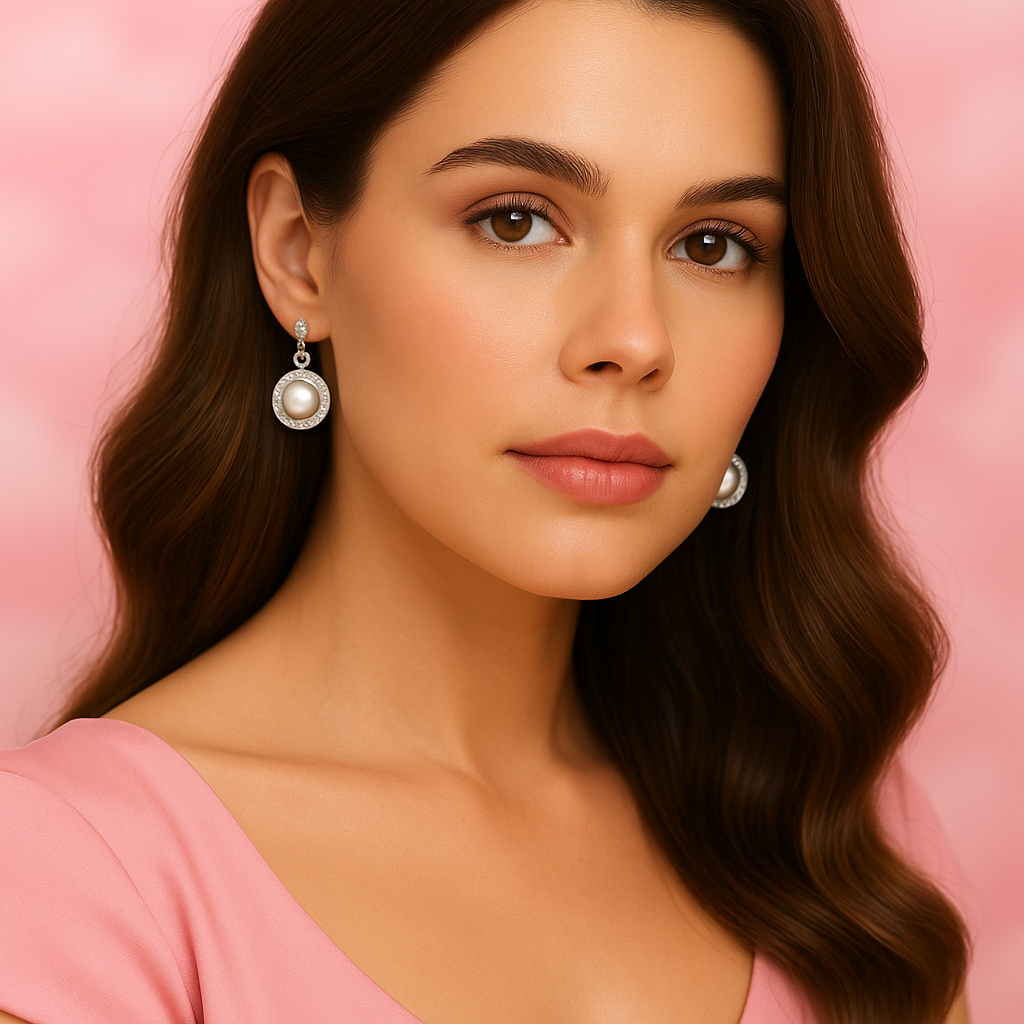 Celestia Design – Amara Pearl Earrings