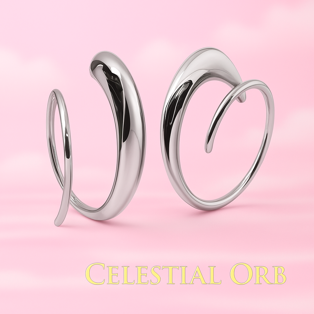 Celestia Design – Eternity Earrings Silver