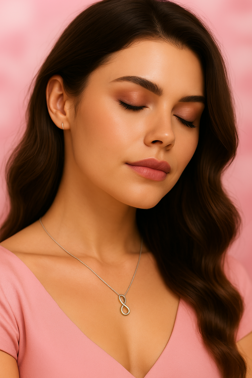 Celestia Design – Collier Eternity Set Silver Gold