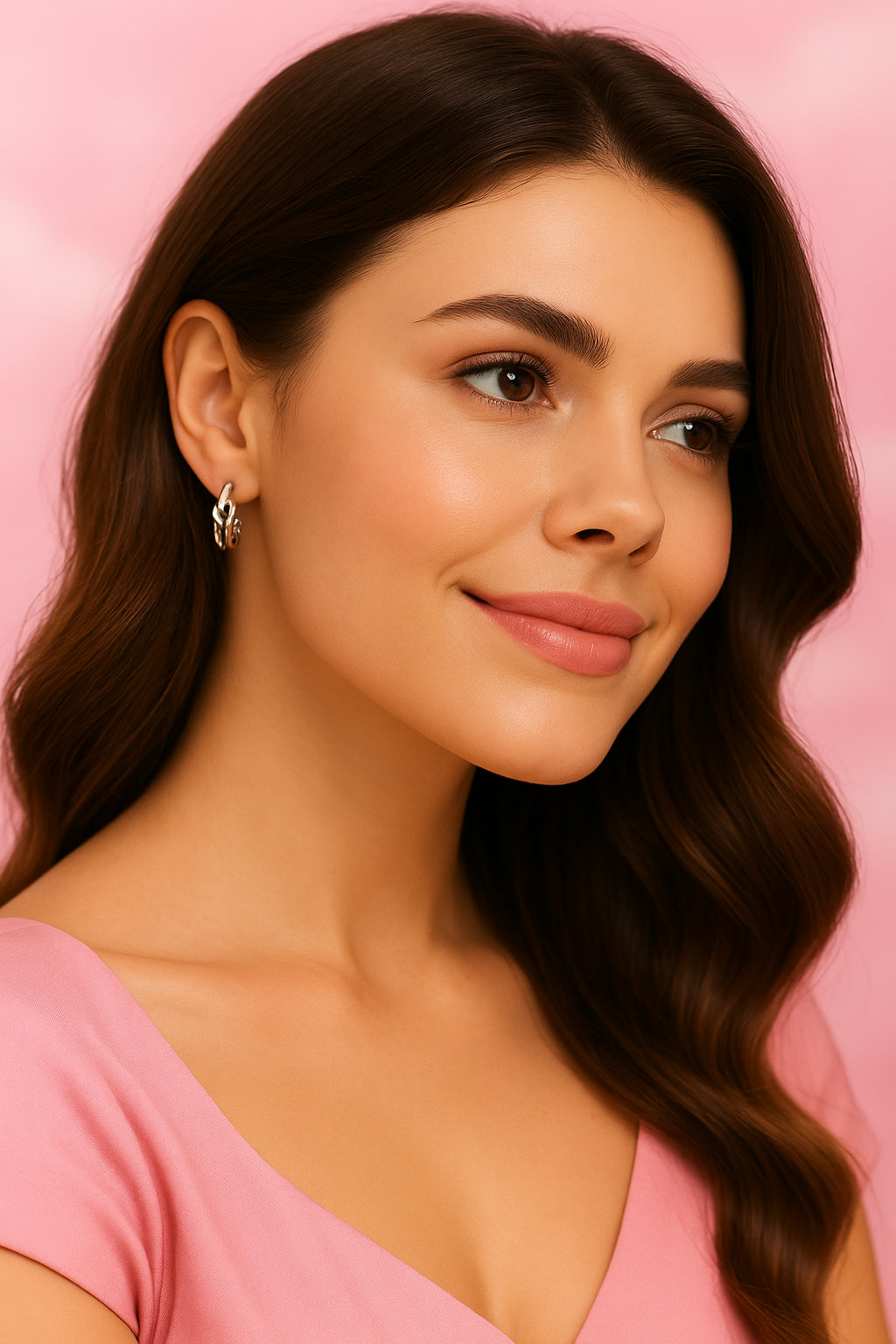 Celestia Design – Earrings Eternity Set Silver Gold